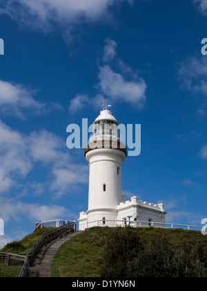 Historischer Leuchtturm am Cape Byron, Byron Bay, New South Wales, Australien Stockfoto