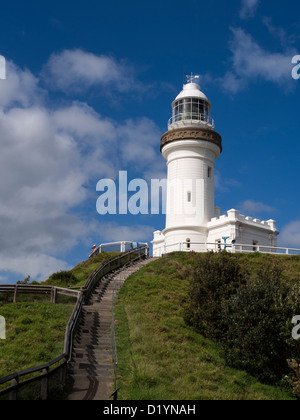 Historischer Leuchtturm am Cape Byron, Byron Bay, New South Wales, Australien Stockfoto