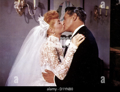 Villa Mit 100 Ps lange, lange Trailer, BallÃ 'Â Lucille, ArnazÃ' Â Desi Nicholas (Desi Arnaz) Und Tracy (Lucille Ball) Haben Stockfoto