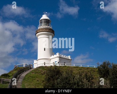Historischer Leuchtturm am Cape Byron, Byron Bay, New South Wales, Australien Stockfoto