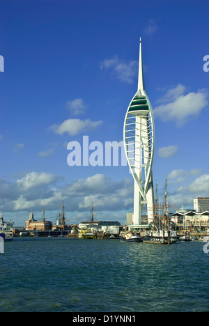 Spinaker Turm Portsmouth Harbour Stockfoto