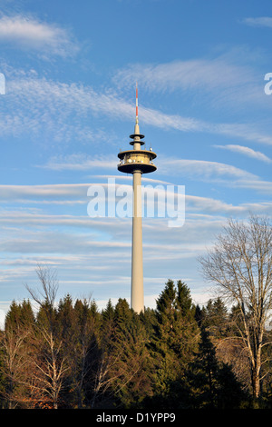 Radio- und Fernsehturm in Dotternhausen (2012) - Fernmeldeturm Plettenberg Stockfoto