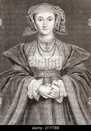 Anne von Cleves, 1515 –1557. Deutsche Adlige und die vierte Frau von Henry VIII von England. Stockfoto