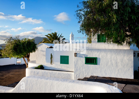 Typische Häuser, Casa Museo del Campesino, San Bartholomé, Lanzarote, Kanarische Inseln, Spanien, Europa Stockfoto