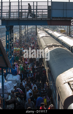 Neu-Delhi Raliway Station, New Delhi, Indien Stockfoto