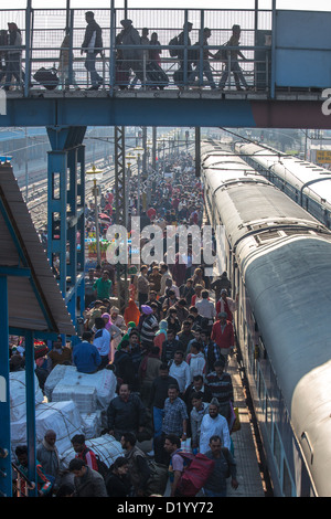 Neu-Delhi Raliway Station, New Delhi, Indien Stockfoto