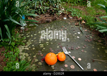 Das Grab von Ludvig Wittgenstein Stockfoto