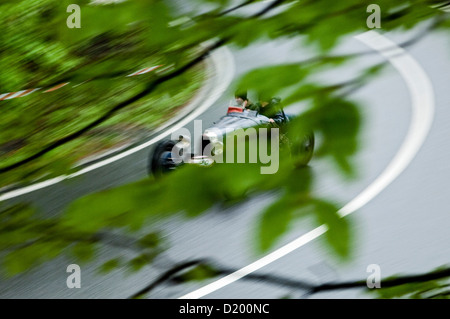 Bugatti Typ 35b in Classic Car Rennen, kesselberg, Bayern, Deutschland Stockfoto