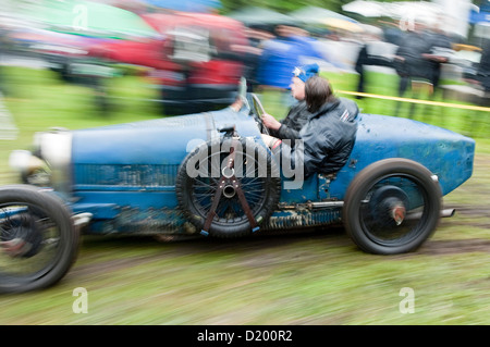 Bugatti Typ 35b in Classic Car Rennen, kesselberg, Bayern, Deutschland Stockfoto