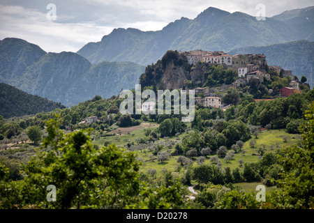 Castel San Vincenzo, Provinz Isernia, Molise, Italien Stockfoto