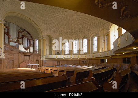 Innenansicht der Kirche der Versöhnung, Völklingen, Saarland, Deutschland, Europa Stockfoto