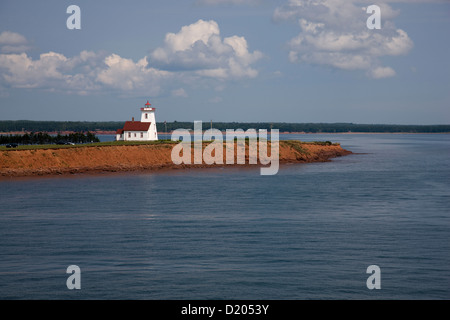 Lighhouses im Holz Inseln Provincial Park auf Prince Edward Island, Canada Stockfoto