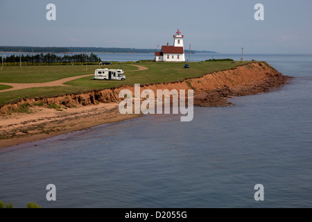 Lighhouses im Holz Inseln Provincial Park auf Prince Edward Island, Canada Stockfoto