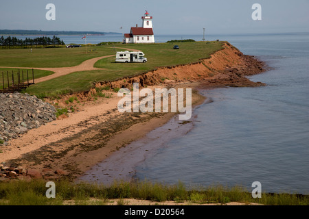 Lighhouses im Holz Inseln Provincial Park auf Prince Edward Island, Canada Stockfoto