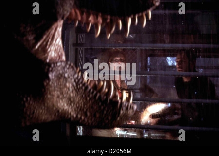 Vergessene Welt: Jurassic Park vergessene Welt: Jurassic Park, Julianne Moore, Jeff Goldblum Und schön kahl Setzen Die Sauerier Stockfoto