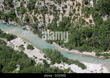 Verdon-Schlucht in der Nähe von Aiguines in Provence, Frankreich
