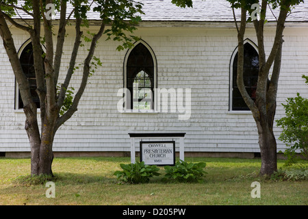 Die Kirche von Orwell historisches Dorf in Prince Edward Island, Canada Stockfoto