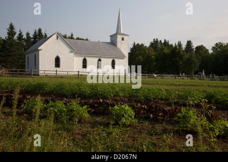 Die Kirche von Orwell historisches Dorf in Prince Edward Island, Canada Stockfoto