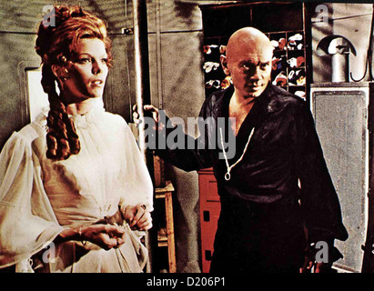 Das Licht Am Ende Der Welt Luz Del Fin Del Mundo, La Samantha Eggar, Yul Brynner Jonathan Kongre (Yul Brynner), Anfuehrer der Stockfoto