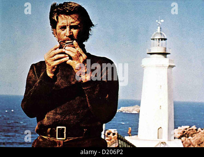 Das Licht bin Ende Der Welt Luz Del Fin Del Mundo, La Kirk Douglas Leuchtturmwaerter wird Denton (Kirk Douglas) wird Stockfoto