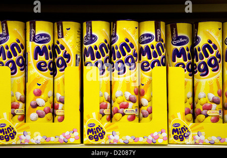 Cadburys Mini Eiern Stockfoto