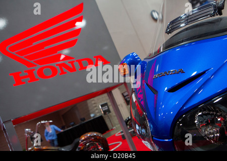 Honda Motorräder auf dem Display an der Washington Motorcycle Show. Stockfoto