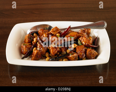 Kung-Pao Huhn Stockfoto