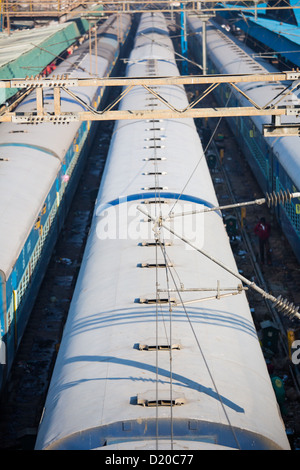 Neu-Delhi Raliway Station, New Delhi, Indien Stockfoto