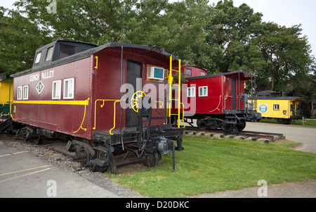 Red Caboose Motel und Restaurant, Lancaster County, Pennsylvania, USA Stockfoto