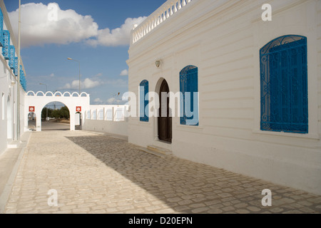 Die El-Ghriba-Synagoge auf der Insel Djerba in Tunesien Stockfoto