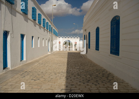 Die El-Ghriba-Synagoge auf der Insel Djerba in Tunesien Stockfoto