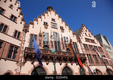 Deutschland, Frankfurt Am Main, Rathaus am Römerberg Stockfoto