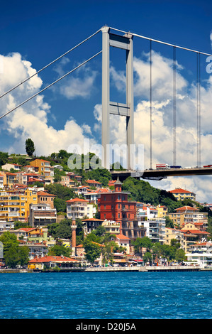 Fatih Sultan Mehmet-Brücke, auch bekannt als die zweite Bosporus-Brücke-Istanbul-Türkei Stockfoto