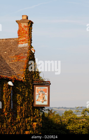 Die Bell Inn Pub, Stow-on-the-Wold, Gloucestershire, Cotswolds, England, Großbritannien, Europa Stockfoto