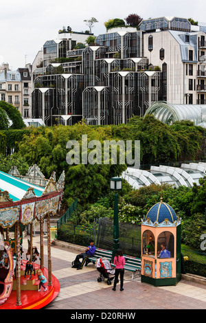 Caroussel im Forum des Halles, Paris, Frankreich, Europa Stockfoto