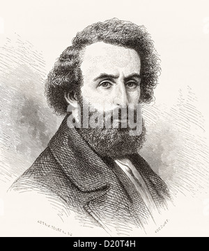 Alfred Rethel, 1816 – 1859. Deutsche Künstlerin und Historienmaler. Stockfoto