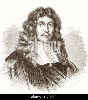 Joachim von Sandrart, 1606 –1688. Deutschen Barock Kunsthistoriker und Künstler. Stockfoto