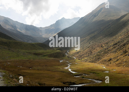 Bergwelt in Tirol, in der Nähe von Innsbruck, Österreich Stockfoto