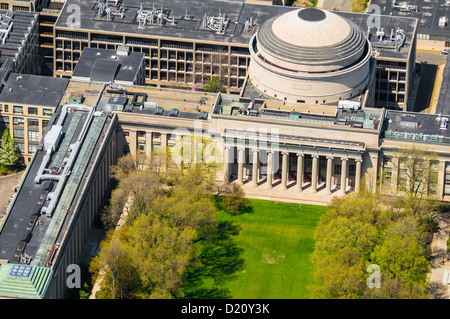 Luftaufnahme des Massachusetts Institut für Main Campus Technology Stockfoto