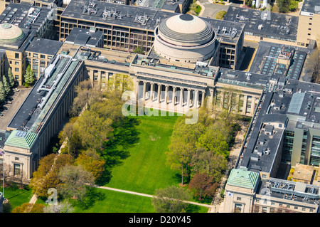 Luftaufnahme des Massachusetts Institut für Main Campus Technology Stockfoto