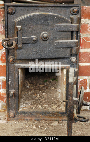 Konzentrationslager Sachsenhausen. 1936-1945. Krematorium. Detail. Oranienburg. Deutschland. Stockfoto