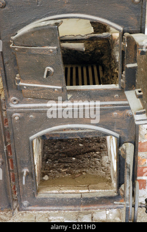 Konzentrationslager Sachsenhausen. 1936-1945. Krematorium. Detail. Oranienburg. Deutschland. Stockfoto