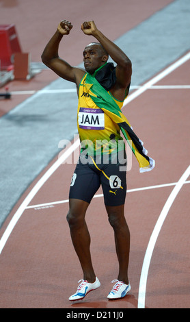 Jamaikas Usain Bolt. Leichtathletik Stockfoto