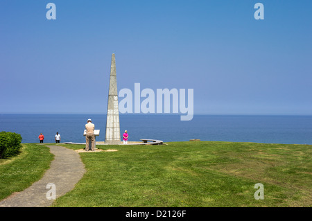 Frankreich, Normandie, Arromanches, ein Denkmal an den Orten des zweiten Weltkriegs Landung Stockfoto