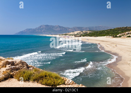 Sandigen Strand von Patara, Lykische Küste, Mittelmeer, Türkei Stockfoto