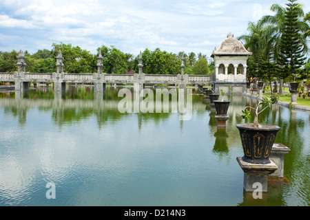 Architektonischen Wunder am Karangasem Wassertempel in Bali, Indonesien Stockfoto