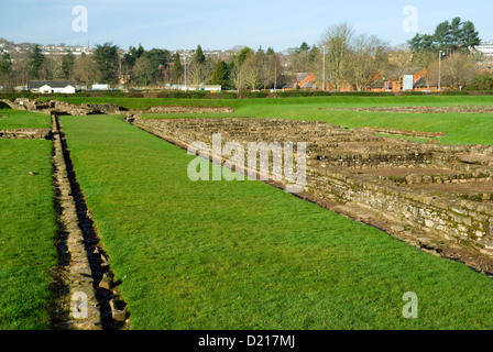 römischen Kaserne Caerleon nahe Newport Süd wales uk Stockfoto