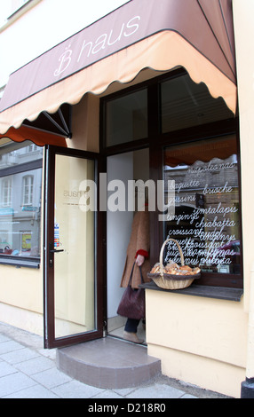 Bäckerei in Vilnius Stockfoto
