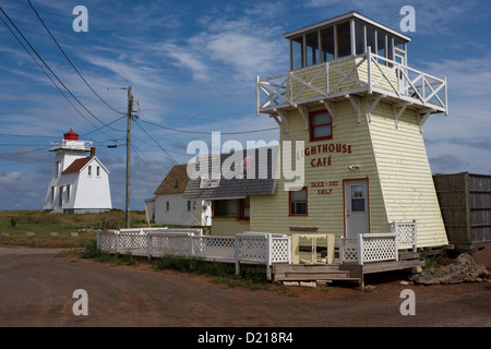 Das Lighthouse Cafe im Rustico, Prinz Eduard Insel Stockfoto