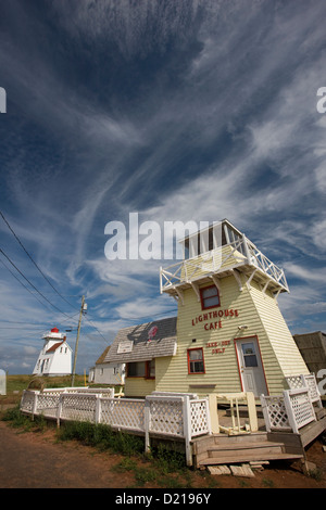 Das Lighthouse Cafe im Rustico, Prinz Eduard Insel Stockfoto